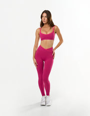 Double Strap Crop Airlyte - Orchid