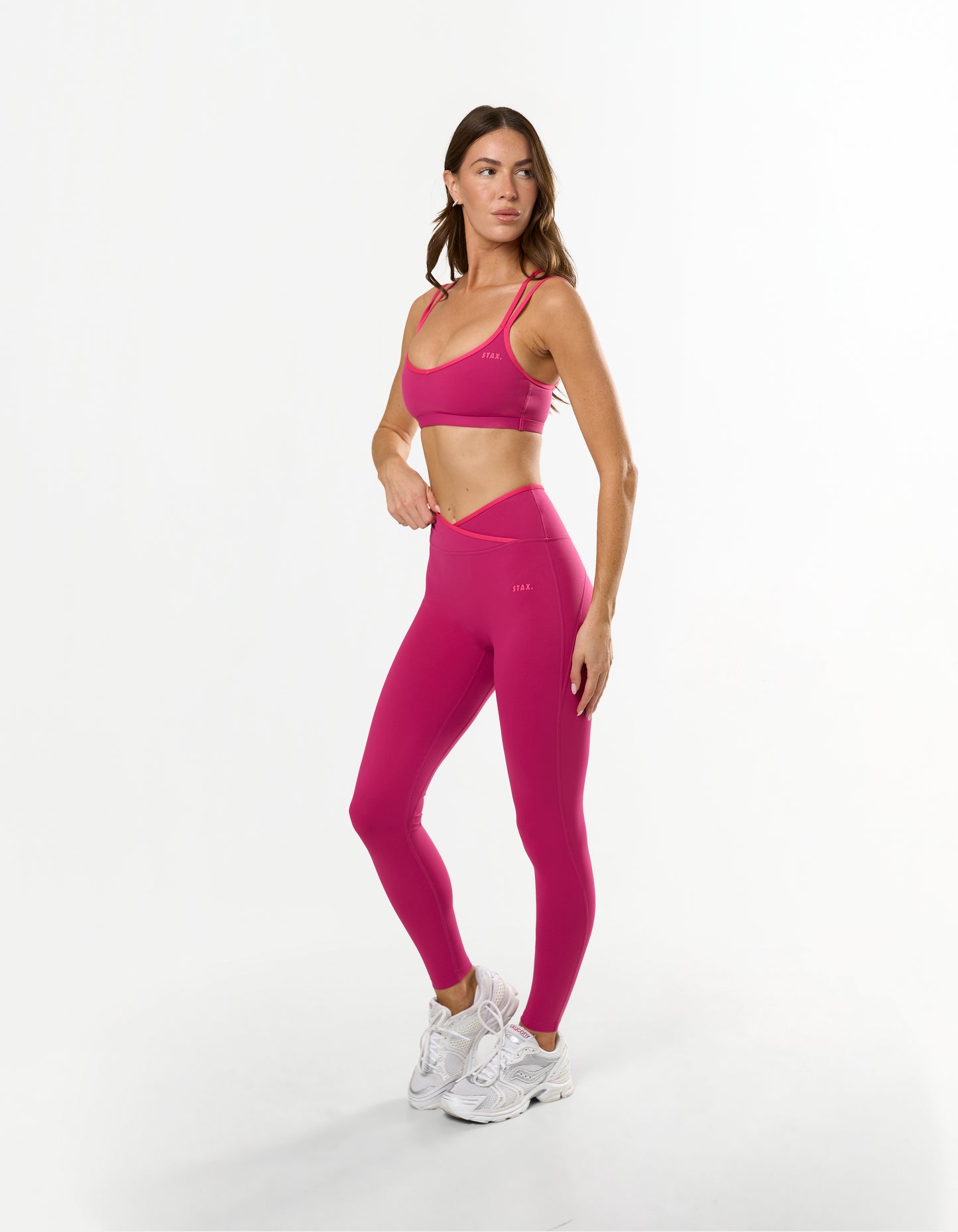 Double Strap Crop Airlyte - Orchid