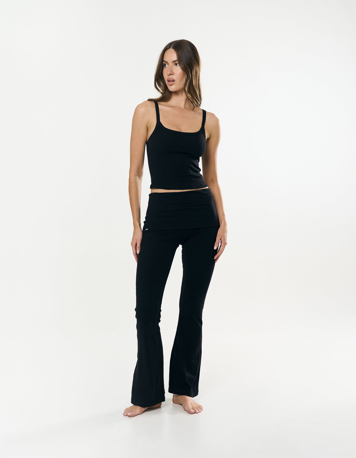 Cotton Comfort Singlet - Black