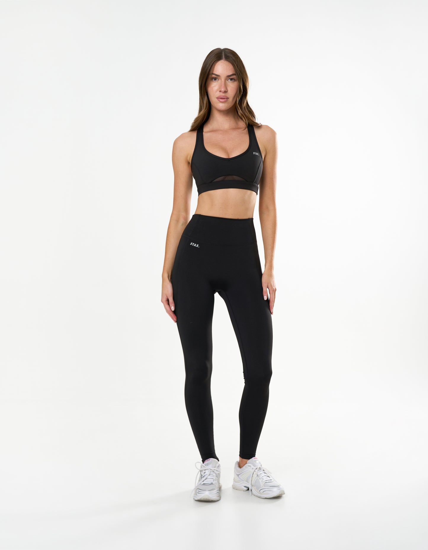 Mesh Sports Crop Astryx - Carbon