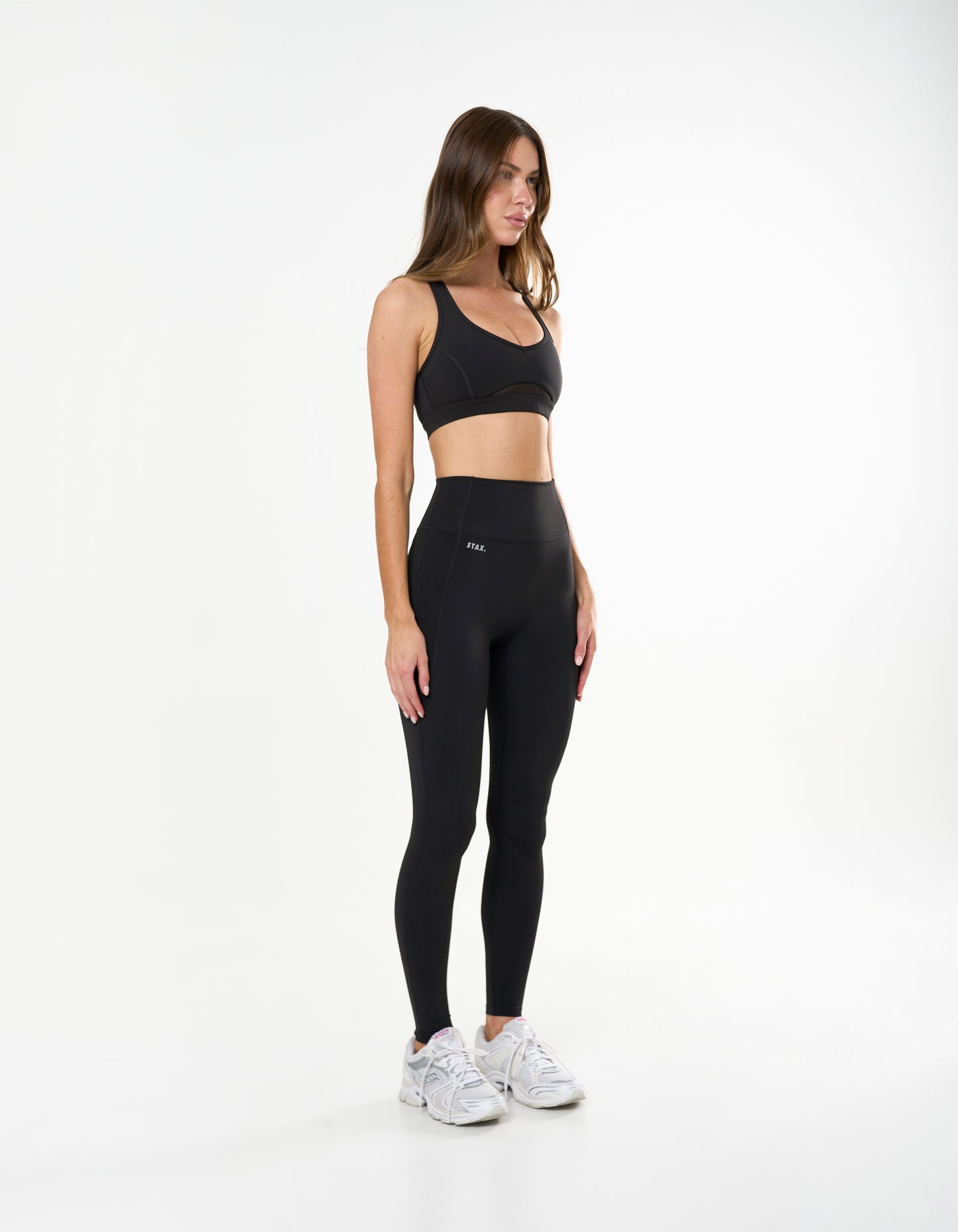 Mesh Sports Crop Astryx - Carbon