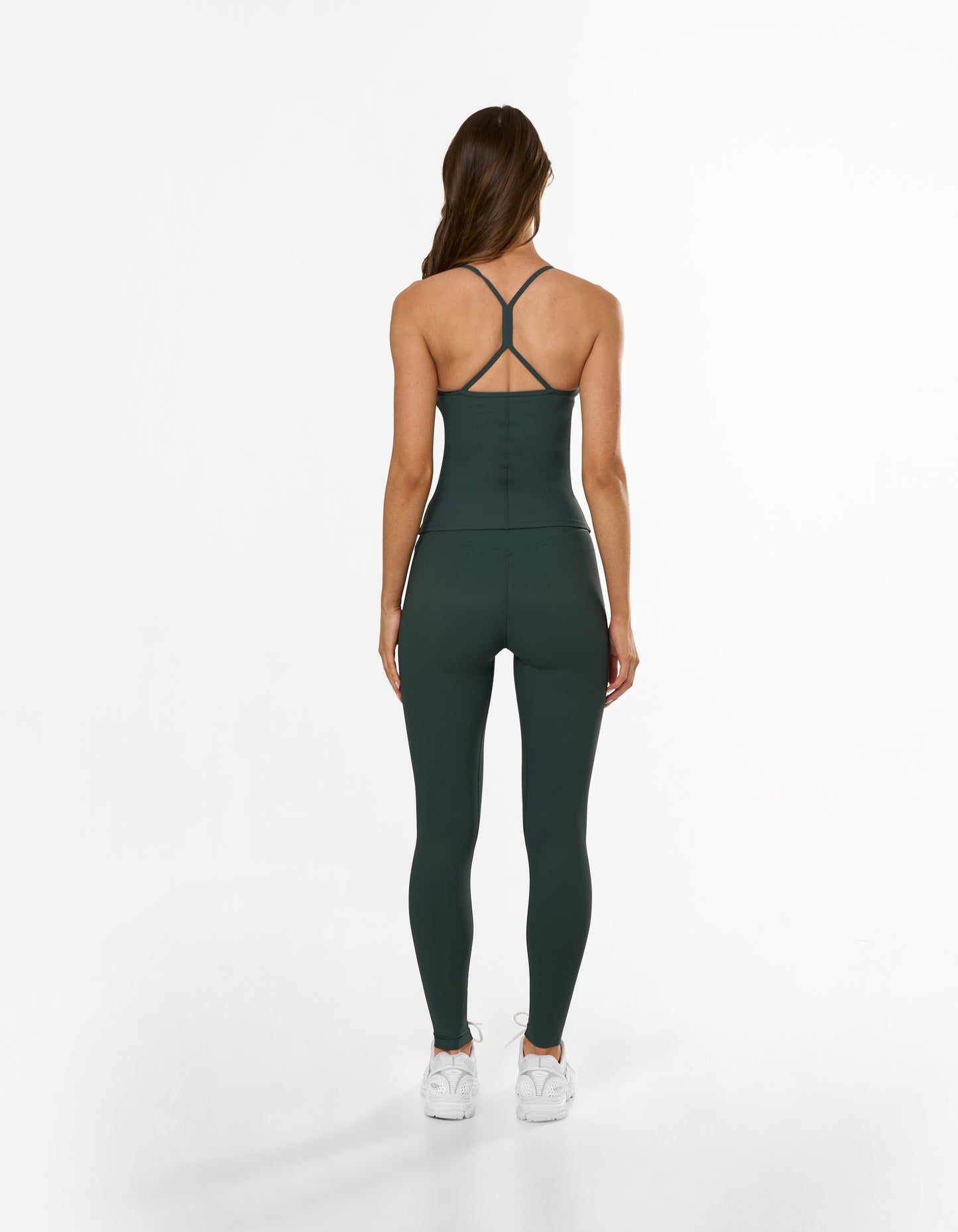 Active Rib Full Length Tights - Alpine