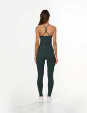 Active Rib Full Length Tights - Alpine