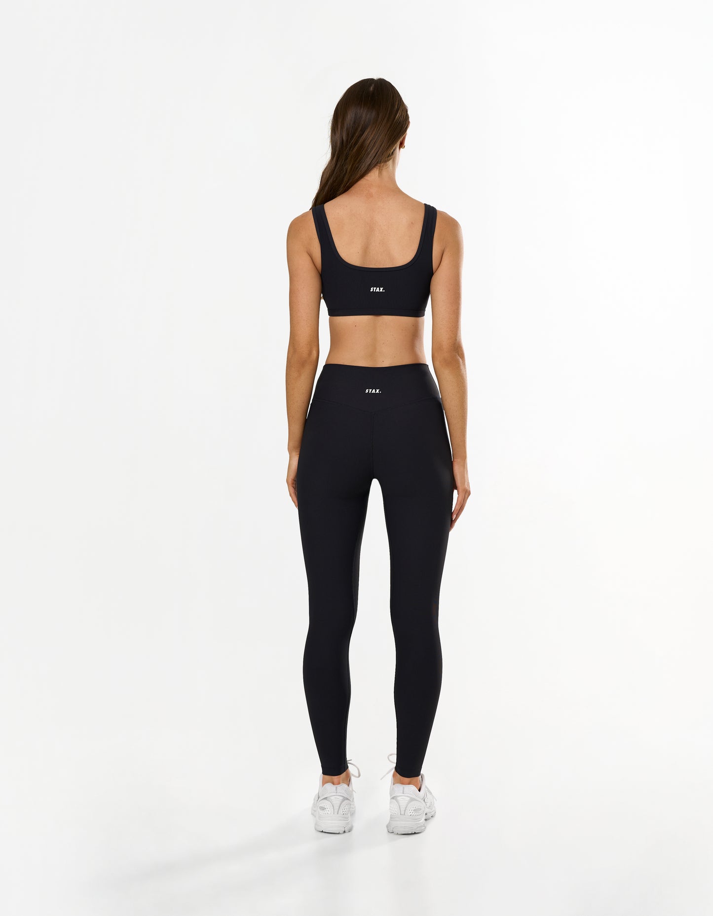 Active Rib Full Length Tights - Black