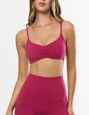 Ruched Crop Airlyte - Blossom