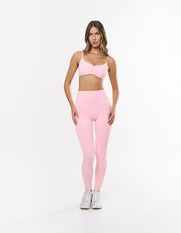 Ruched Crop Airlyte - Blush