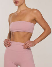 Bandeau Crop Airlyte - Dusty Pink