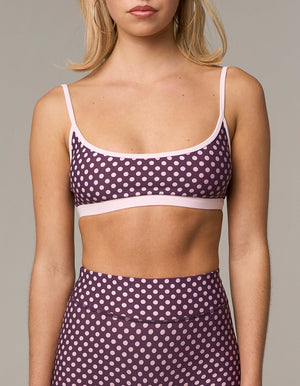 Barre Bra - Polka Dot