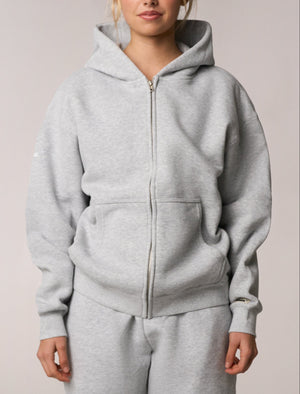 Zip Hoodie Solfleece® - Grey Marle