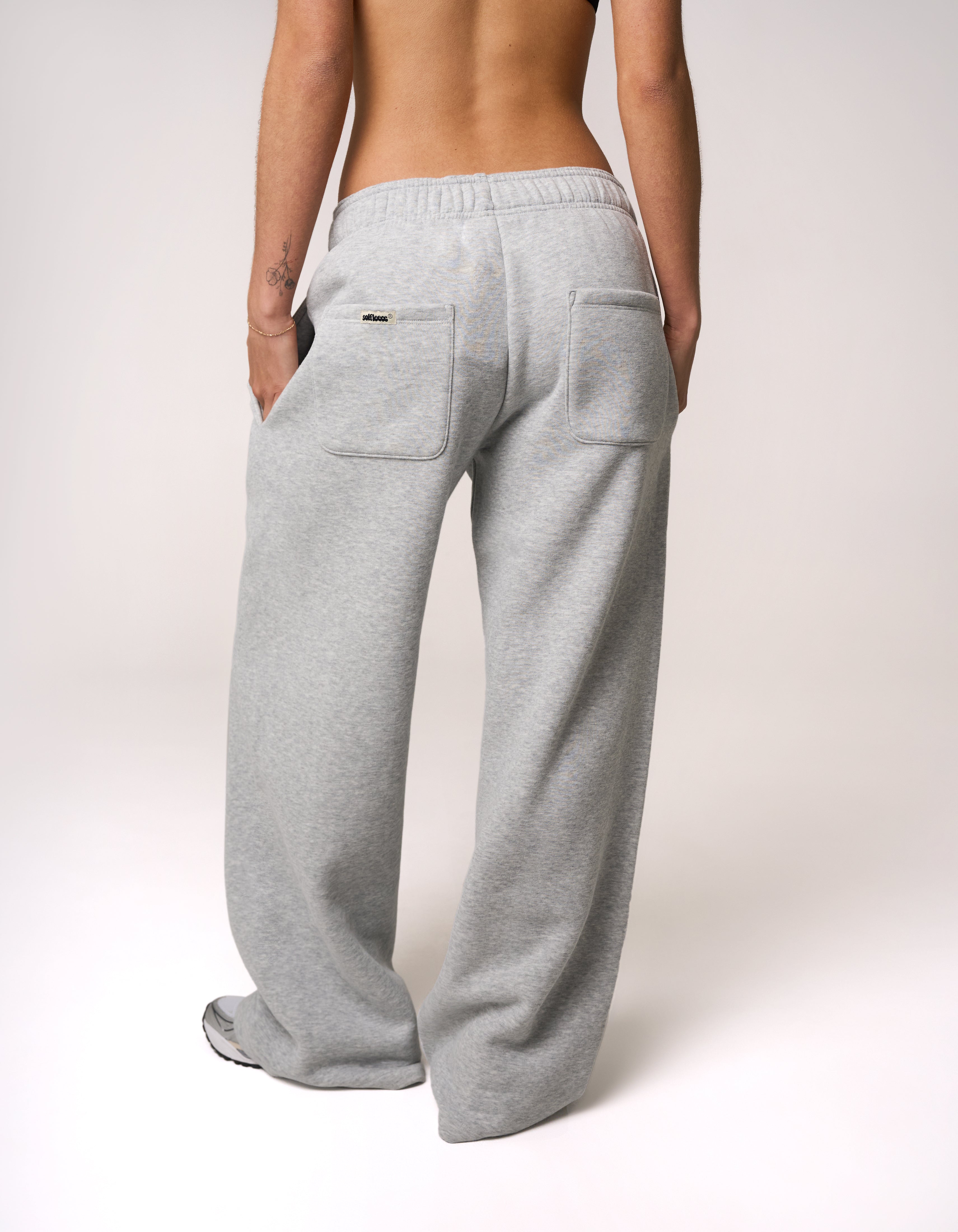Wide Leg Joggers Solfleece® - Grey Marle