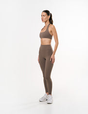 Square Neck Halter Crop Airlyte - Stone