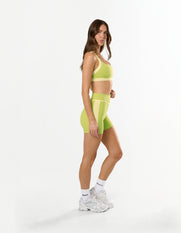 Panel Crossback Sports Bra Airlyte - Limeade