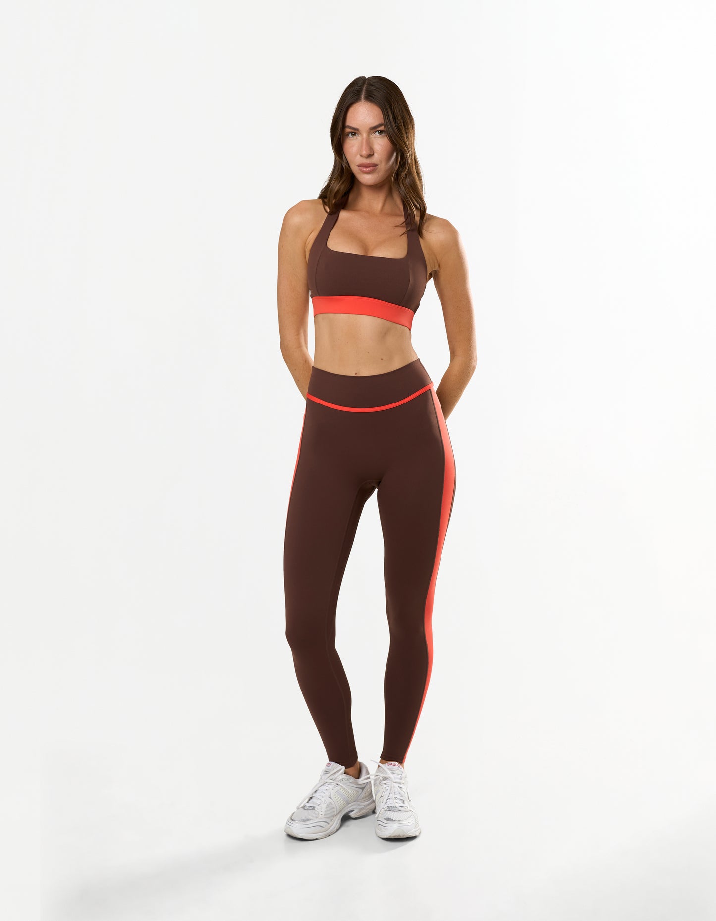 Panel Full Length Tights Airlyte - Cola