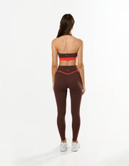Panel Full Length Tights Airlyte - Cola