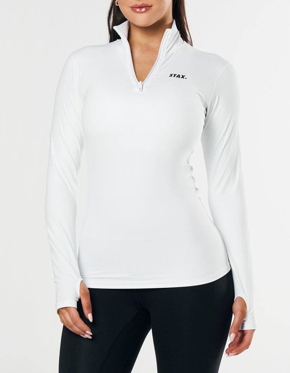 Long Sleeve Body Top NANDEX™ - White