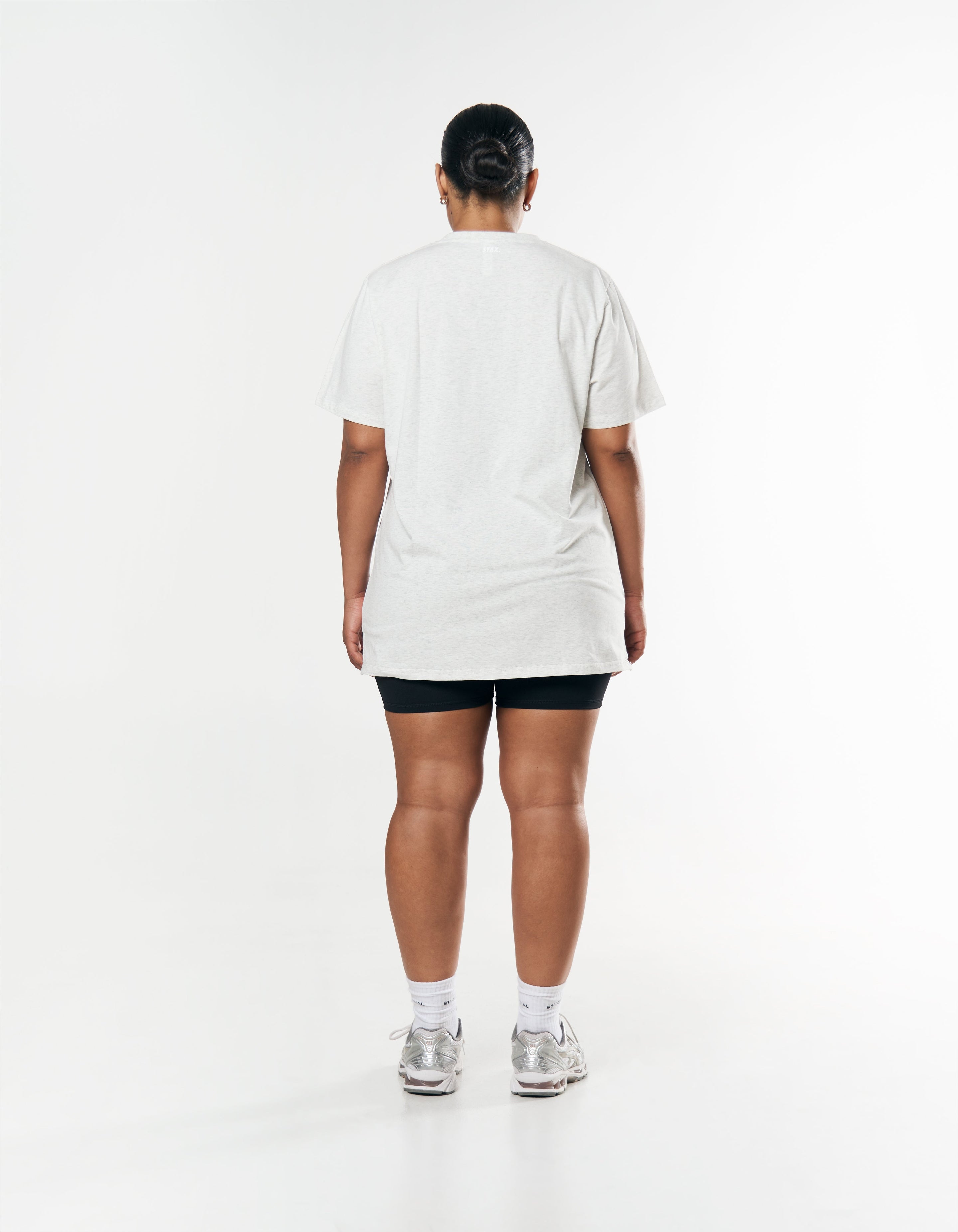 Oversize Tee - Grey Marle