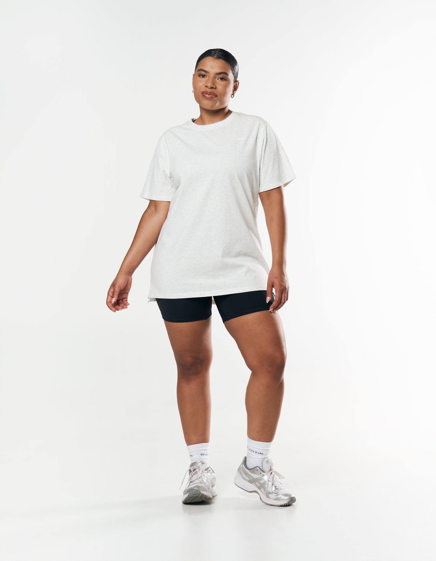 Oversize Tee - Grey Marle