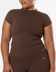 Cap Sleeve Tee Airlyte - Coconut