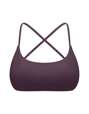 Crossback Crop Airlyte - Plum