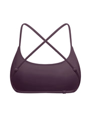 Crossback Crop Airlyte - Plum