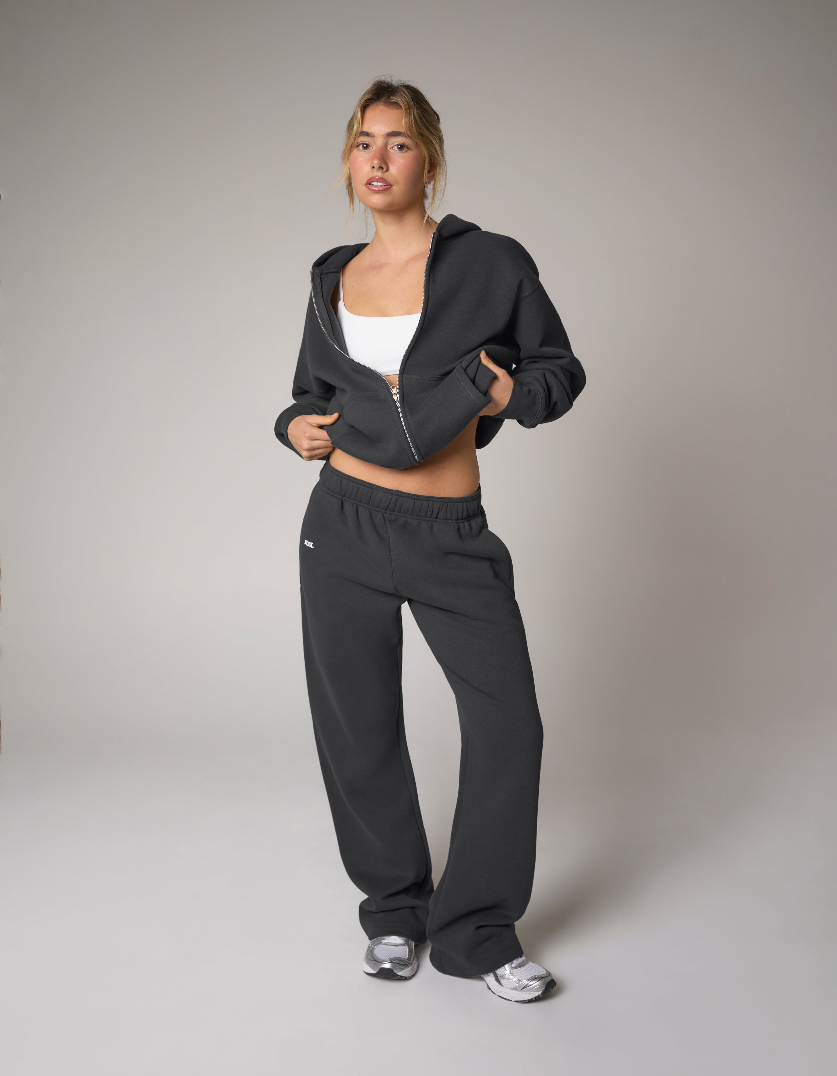 Straight Leg Joggers Solfleece® - Charcoal