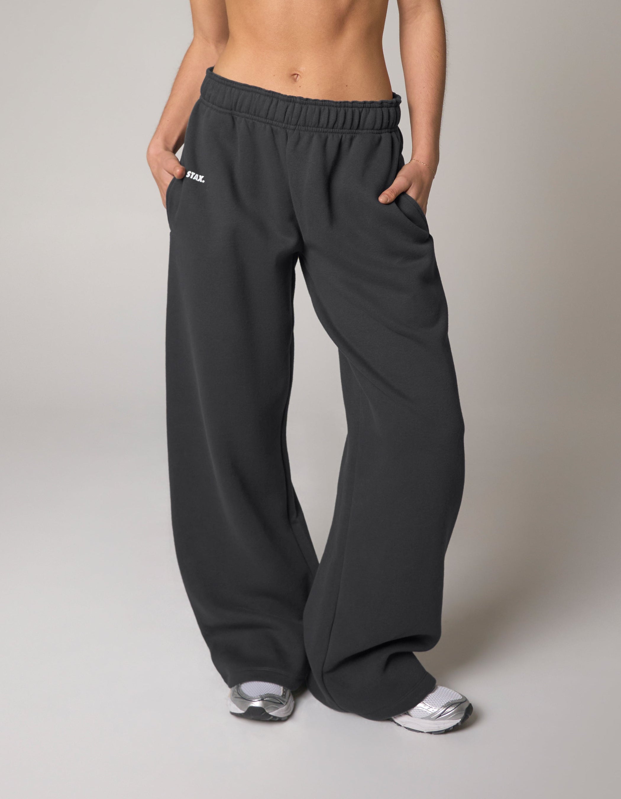 Wide Leg Joggers Solfleece® - Charcoal