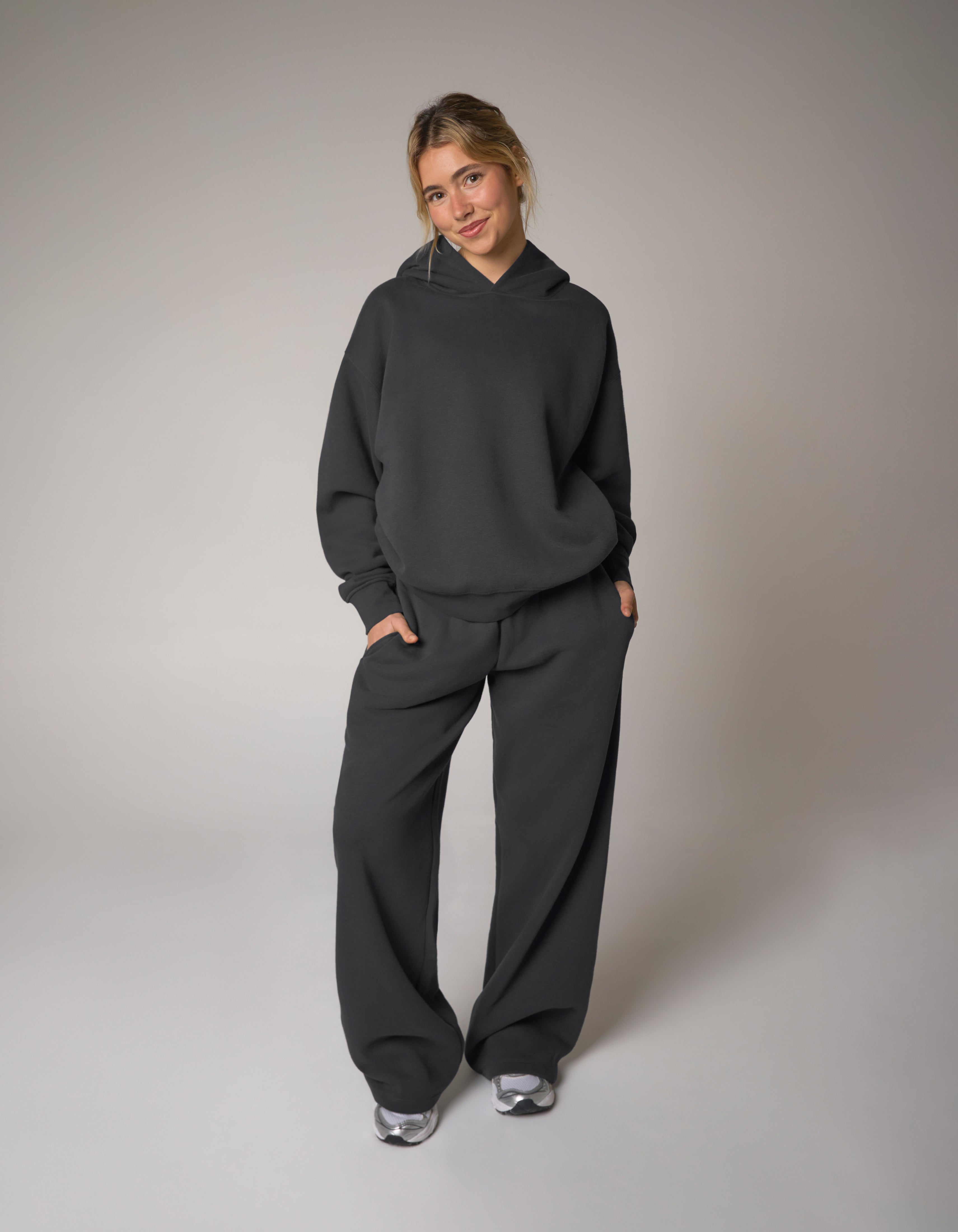 Wide Leg Joggers Solfleece® - Charcoal