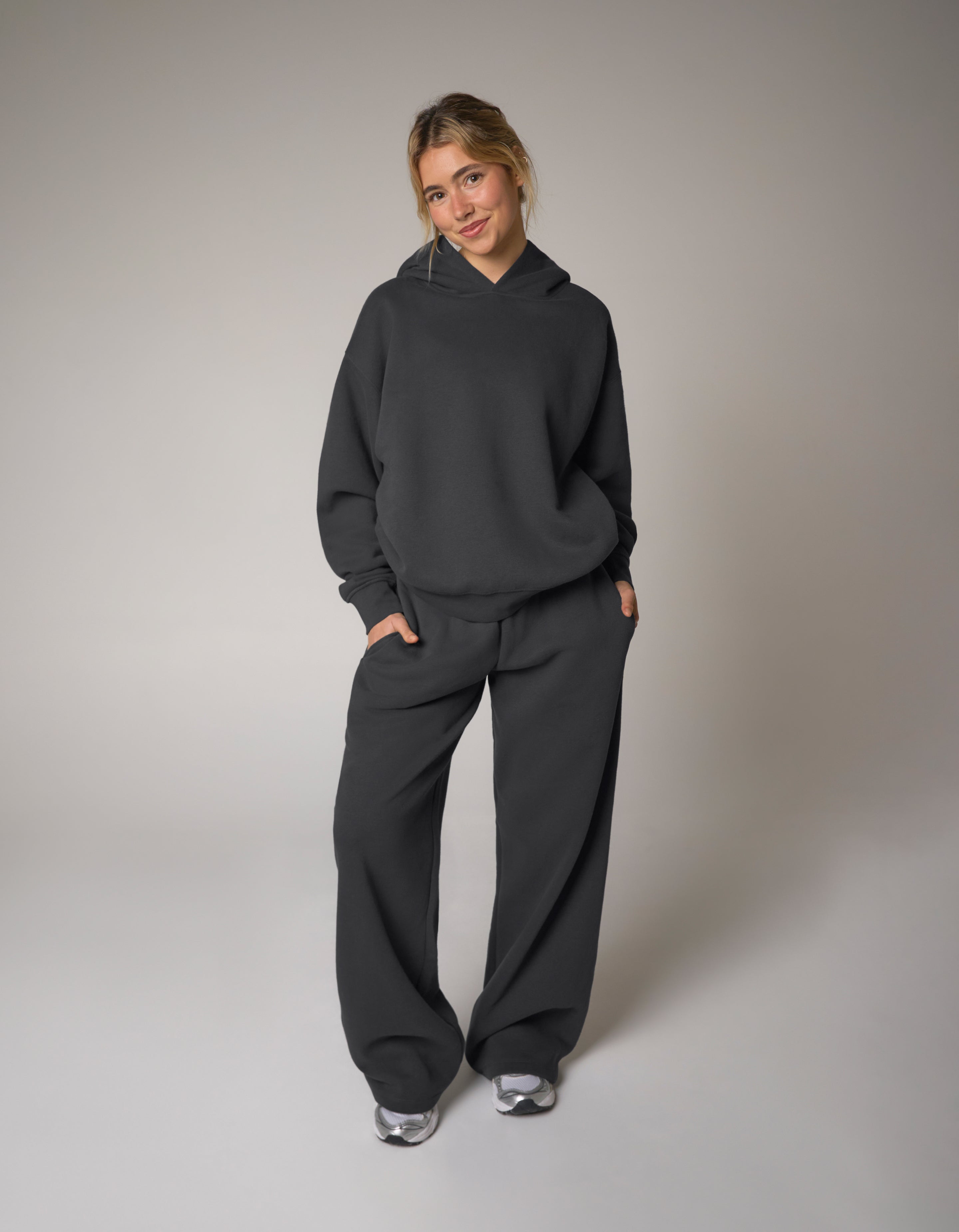 Wide Leg Joggers Solfleece® - Charcoal