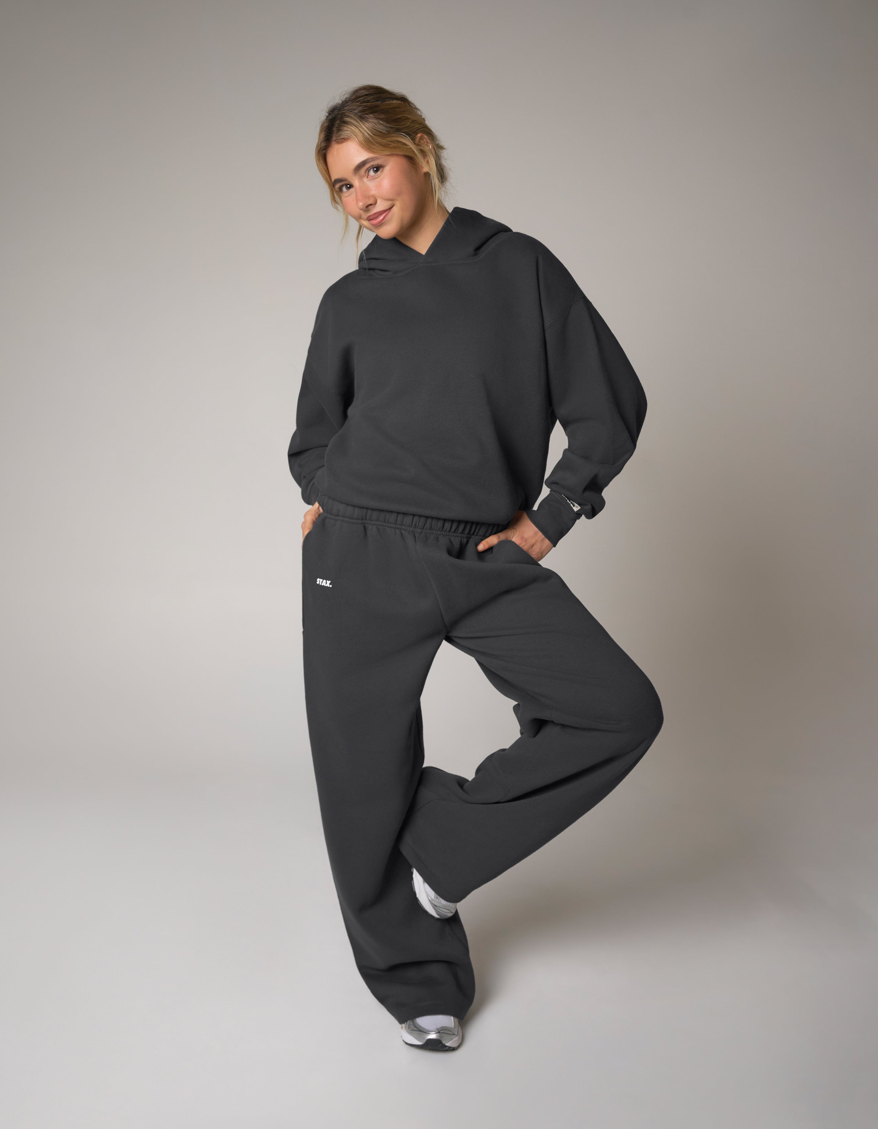Wide Leg Joggers Solfleece® - Charcoal