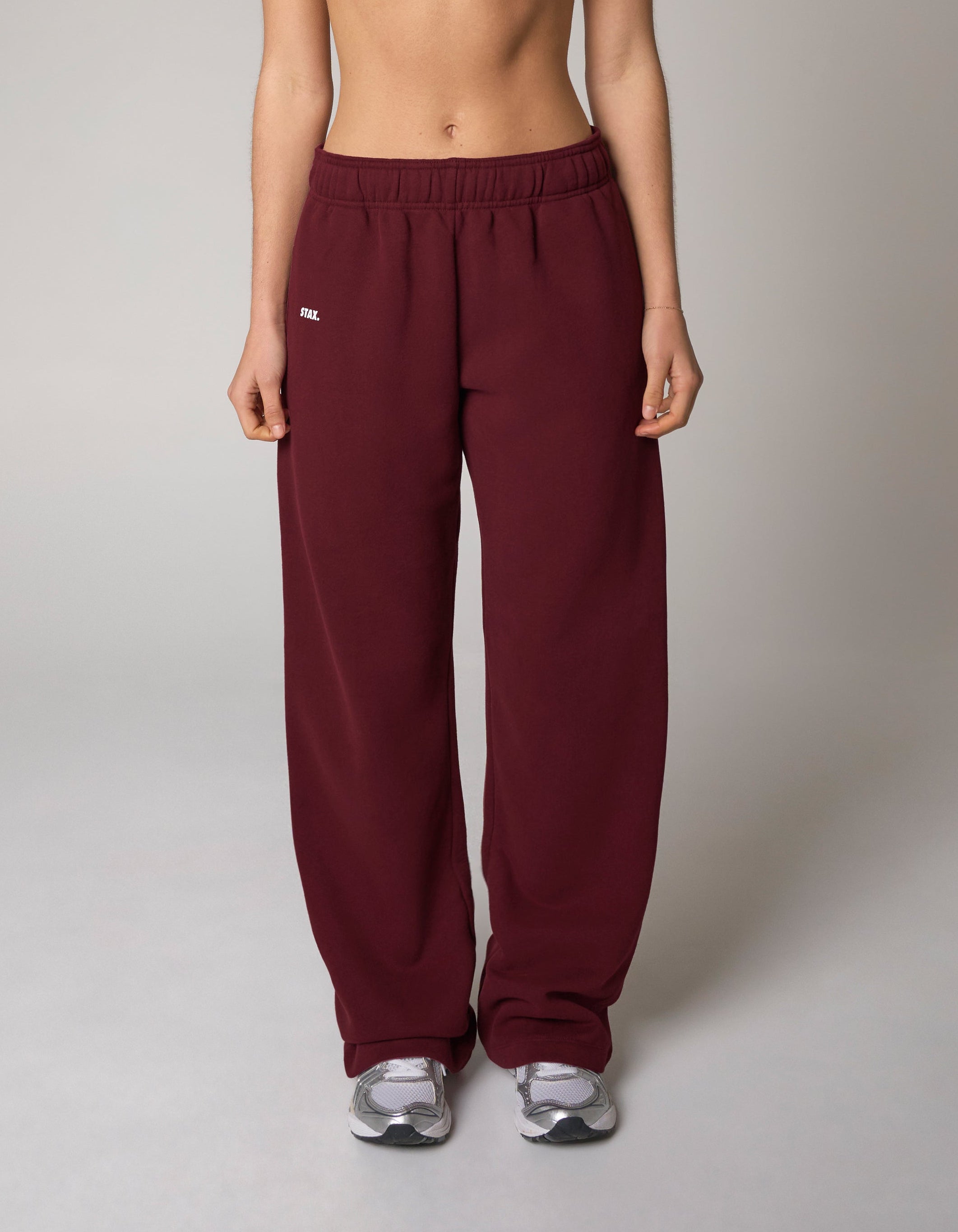 Straight Leg Joggers Solfleece® - Burgundy