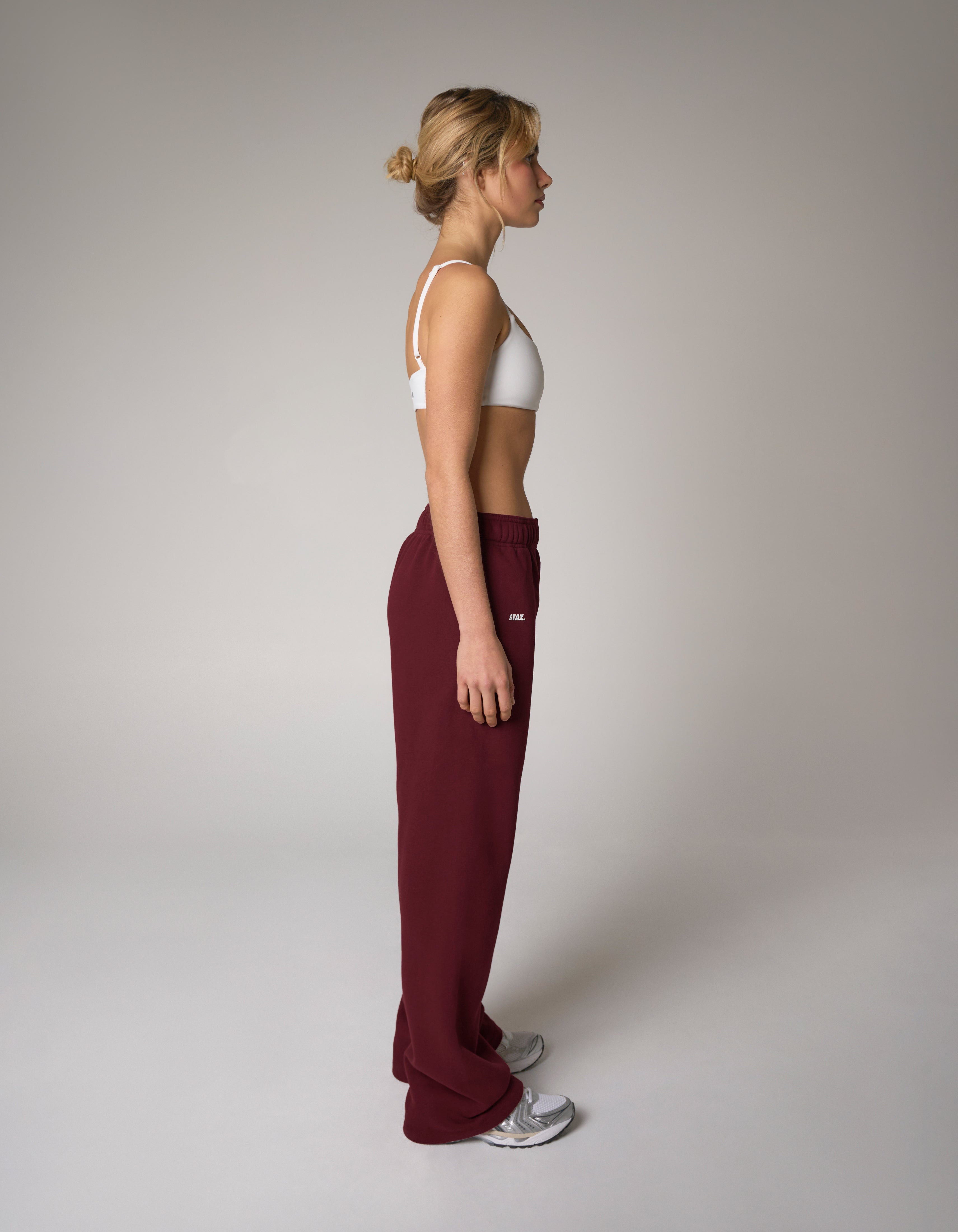Straight Leg Joggers Solfleece® - Burgundy