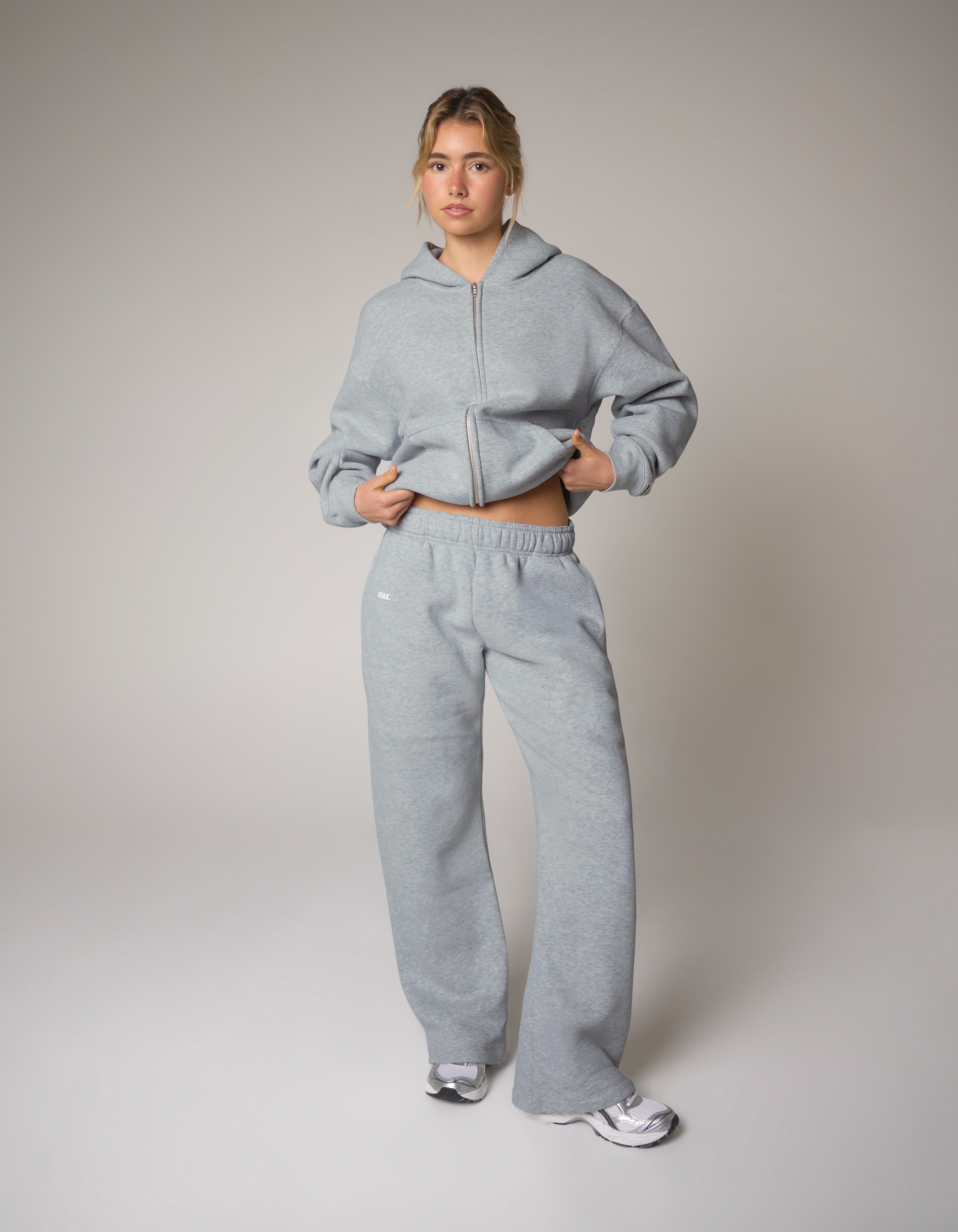 Zip Hoodie Solfleece® - Grey Marle