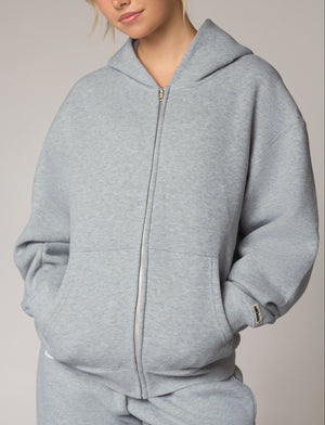Zip Hoodie Solfleece® - Grey Marle