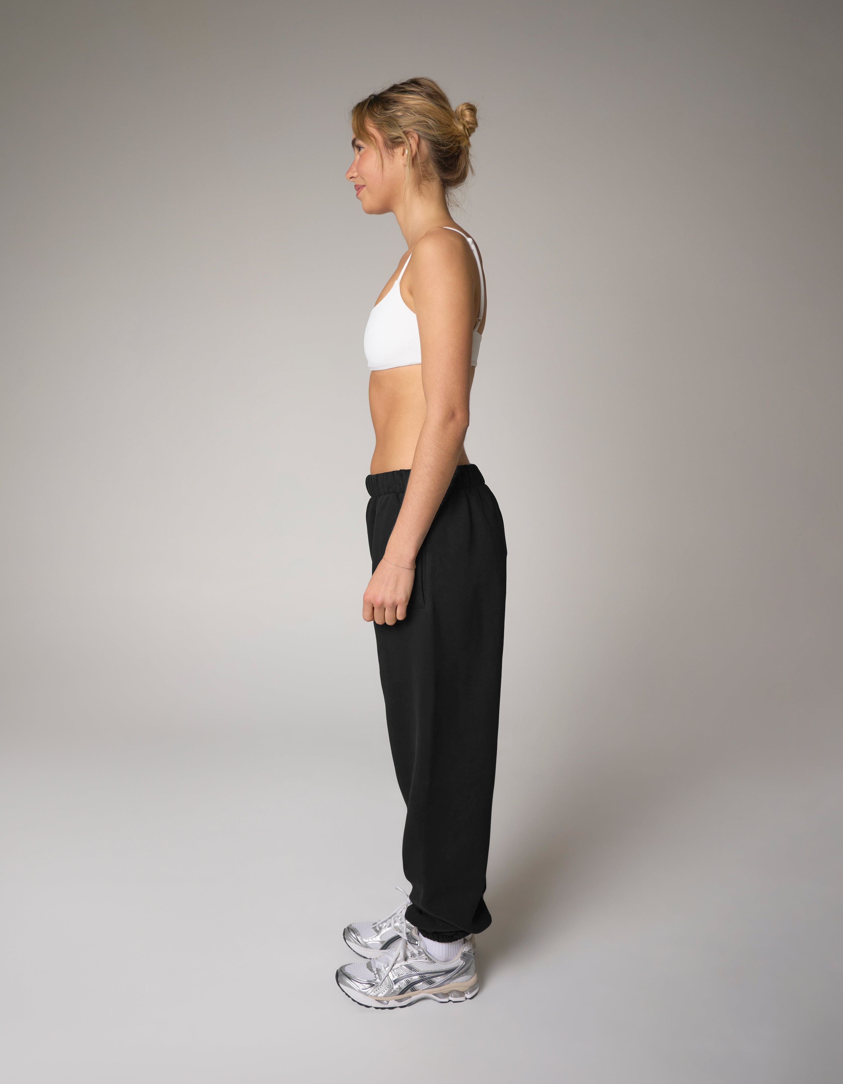 Cuffed Leg Joggers Solfleece® - Black