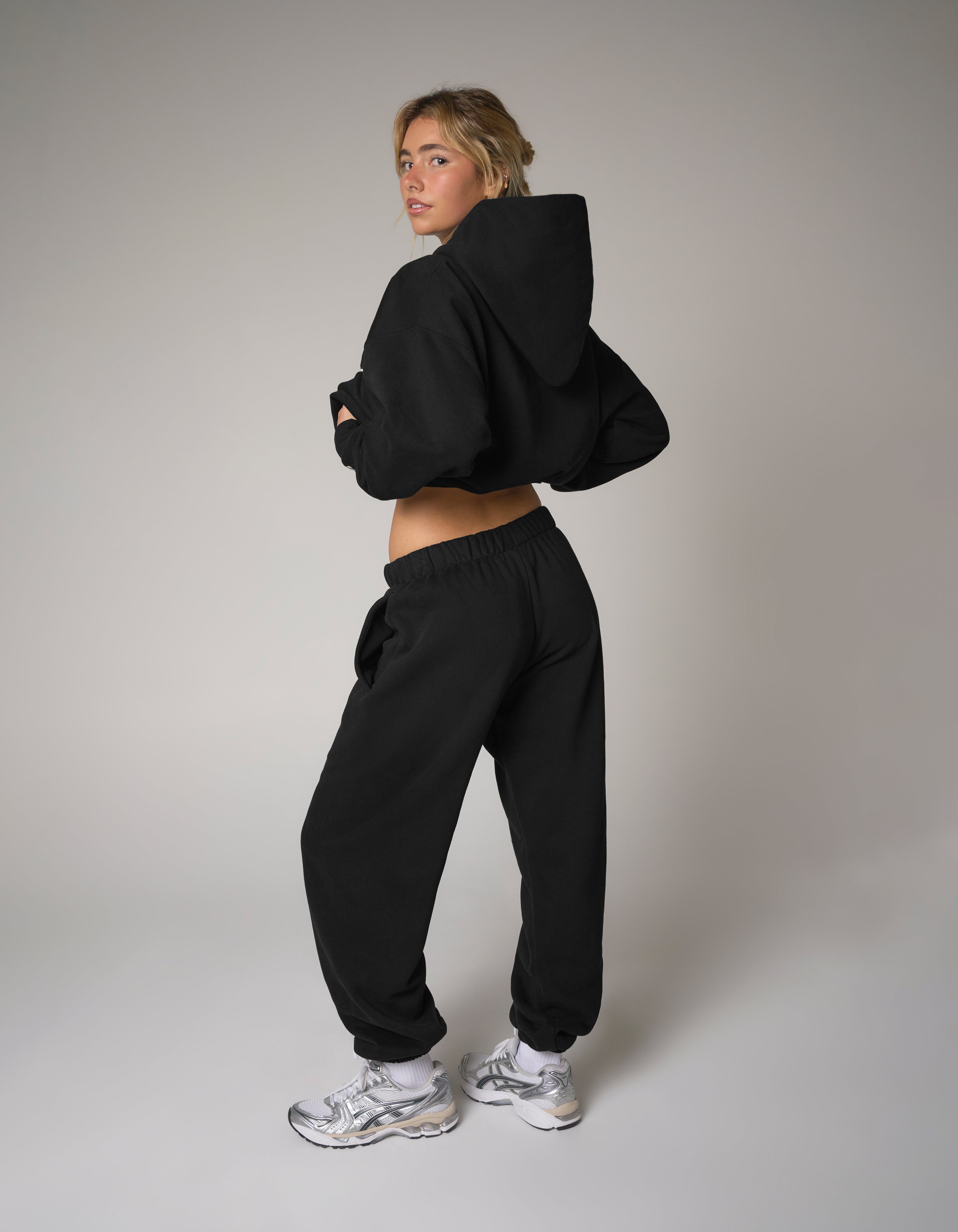 Cuffed Leg Joggers Solfleece® - Black