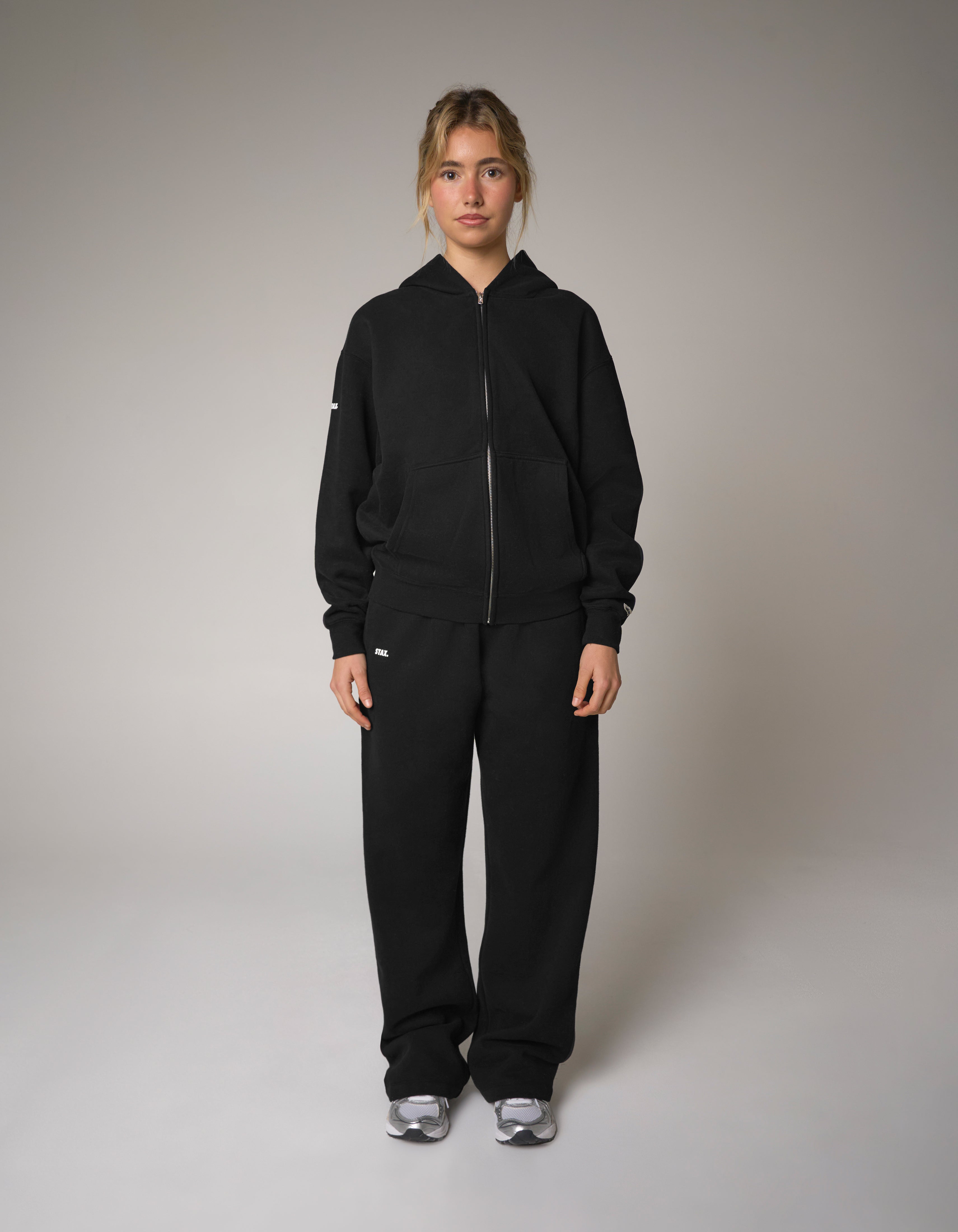 Zip Hoodie Solfleece® - Black