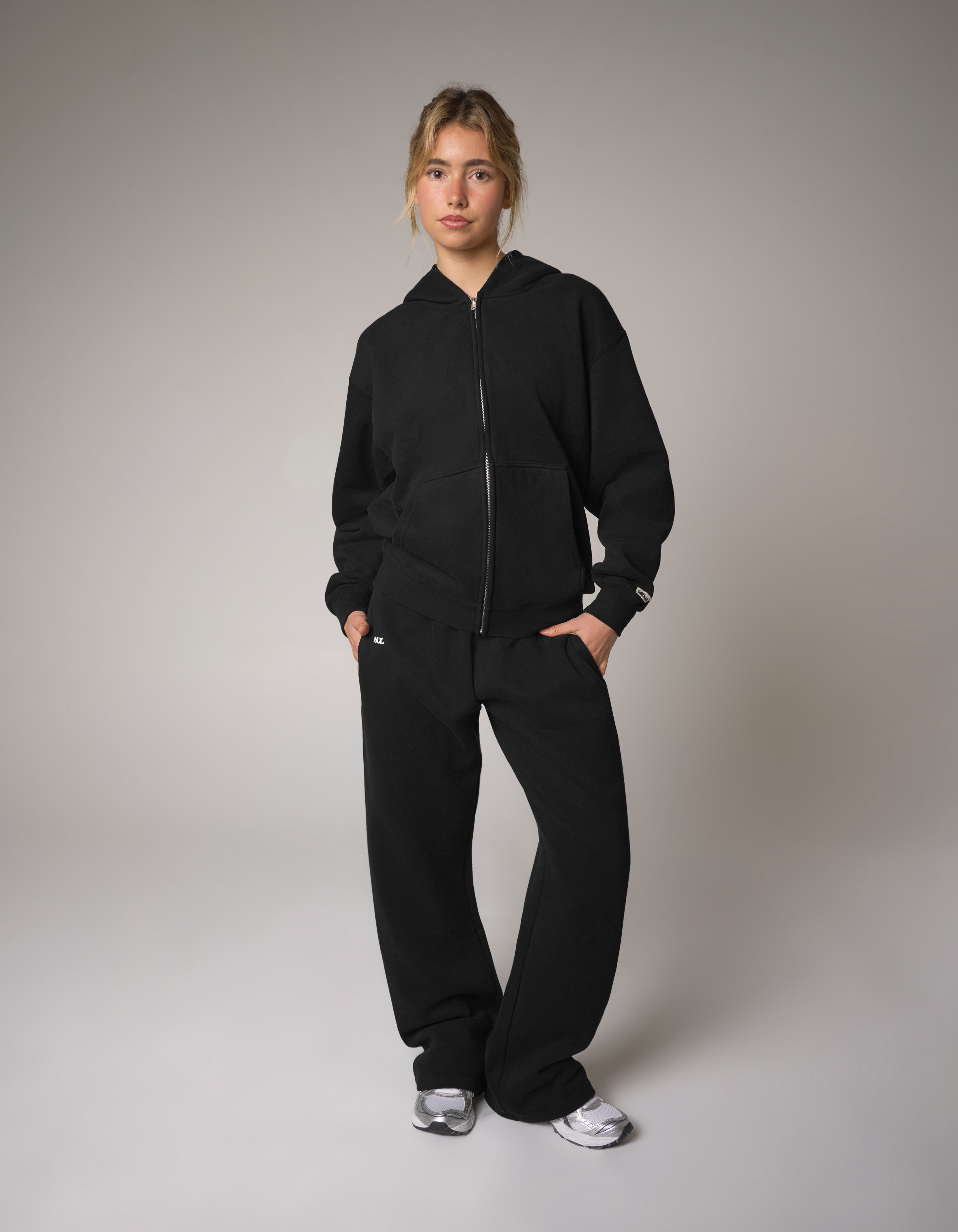 Zip Hoodie Solfleece® - Black
