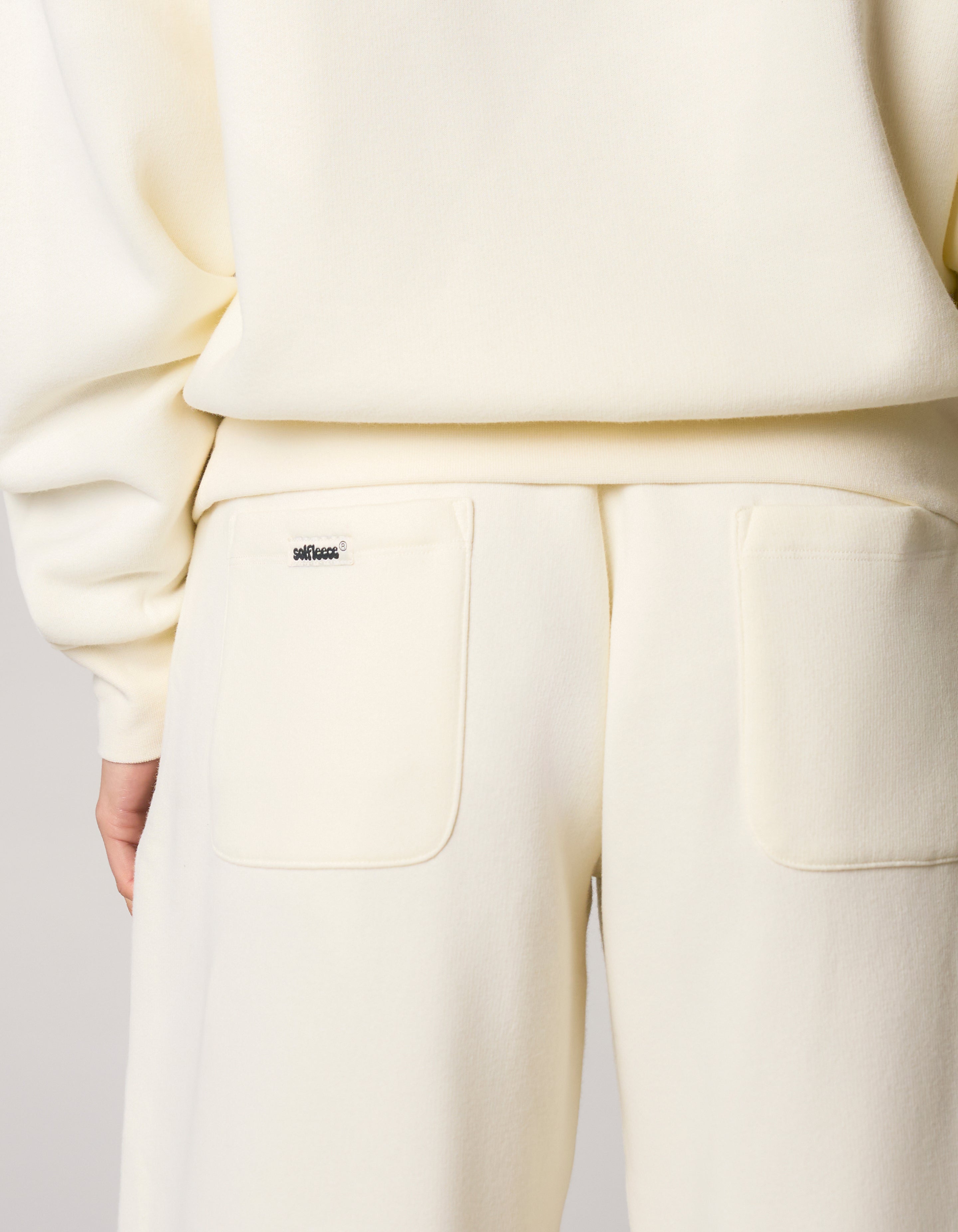 Wide Leg Joggers Solfleece® - Cream