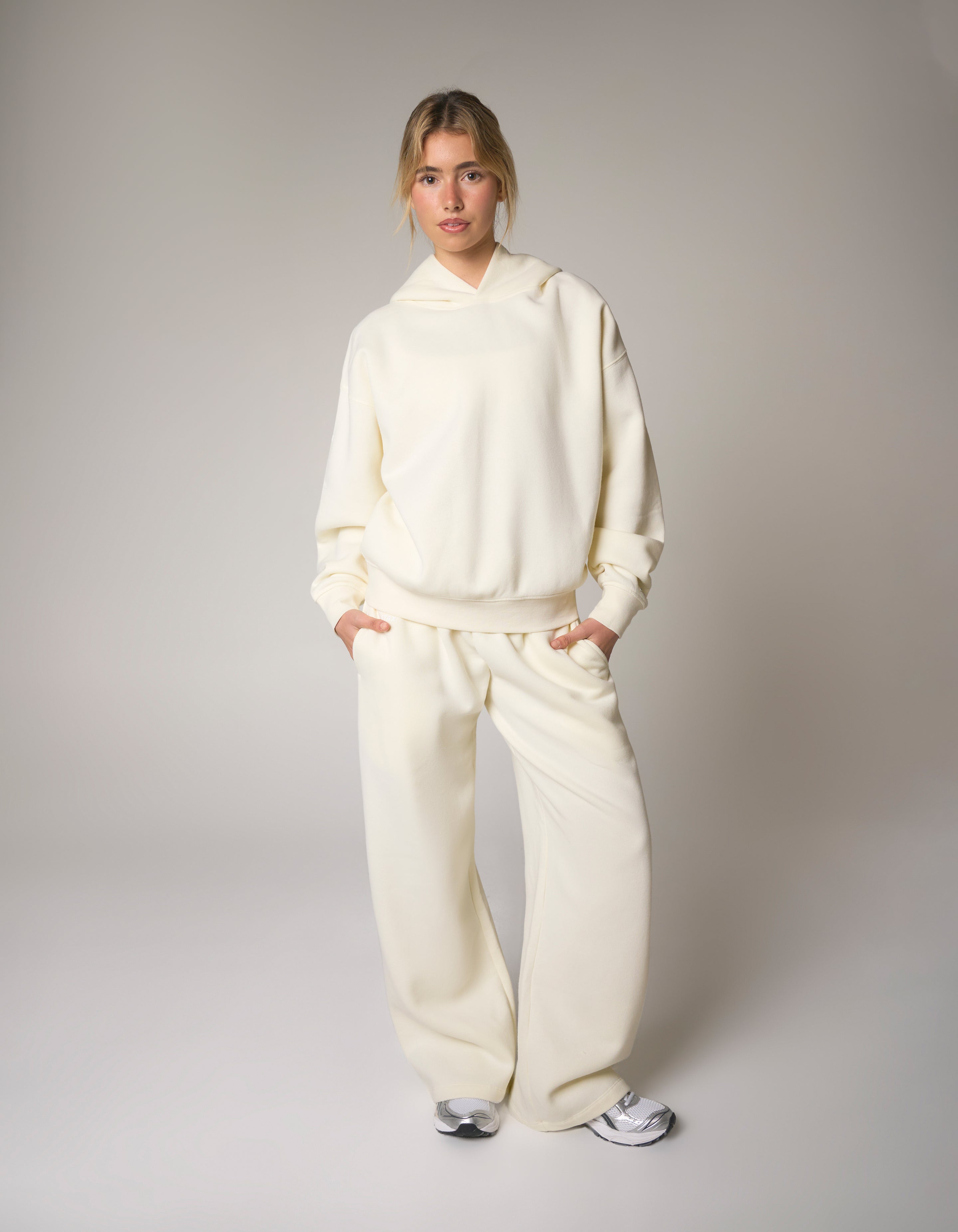 Wide Leg Joggers Solfleece® - Cream