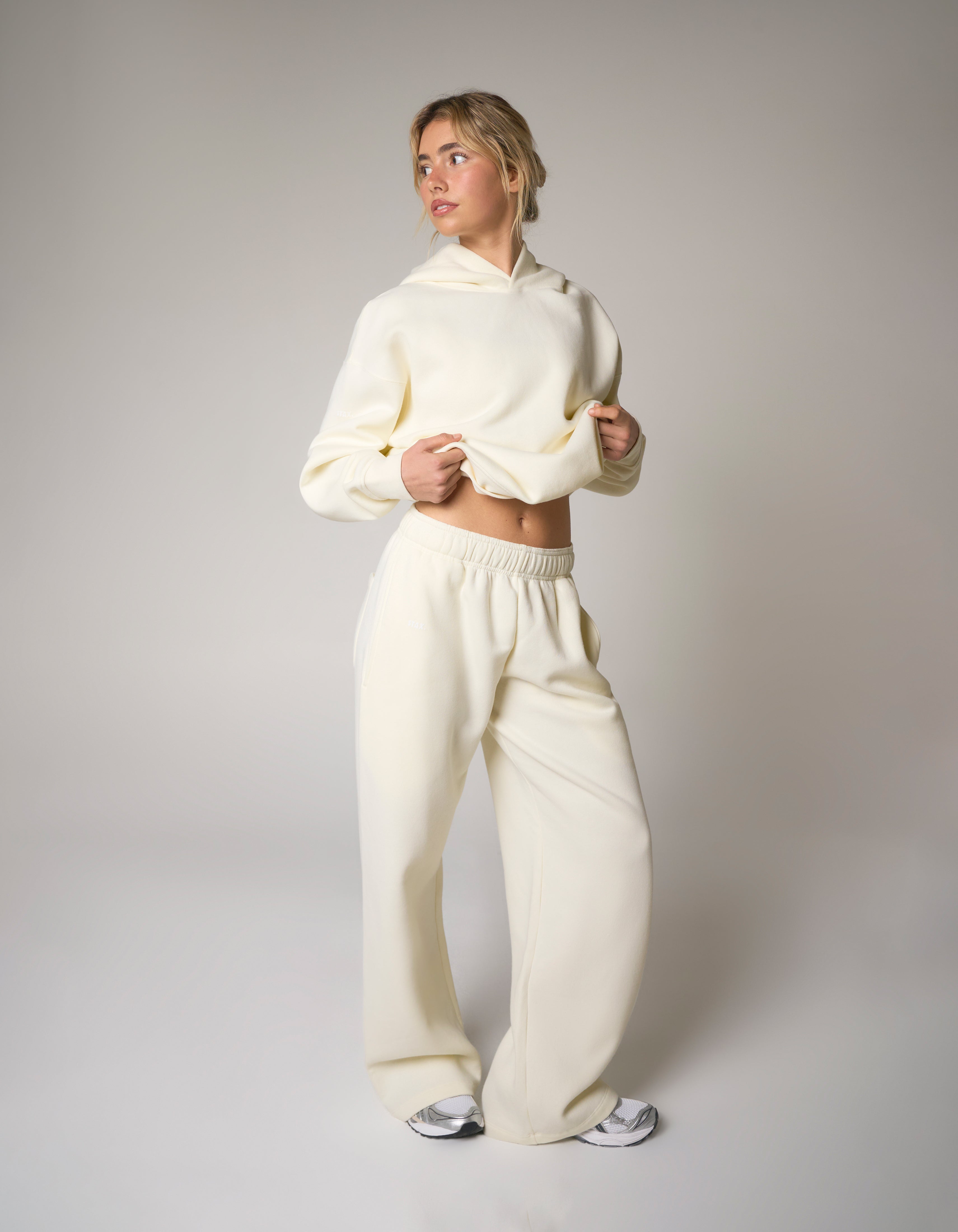 Wide Leg Joggers Solfleece® - Cream