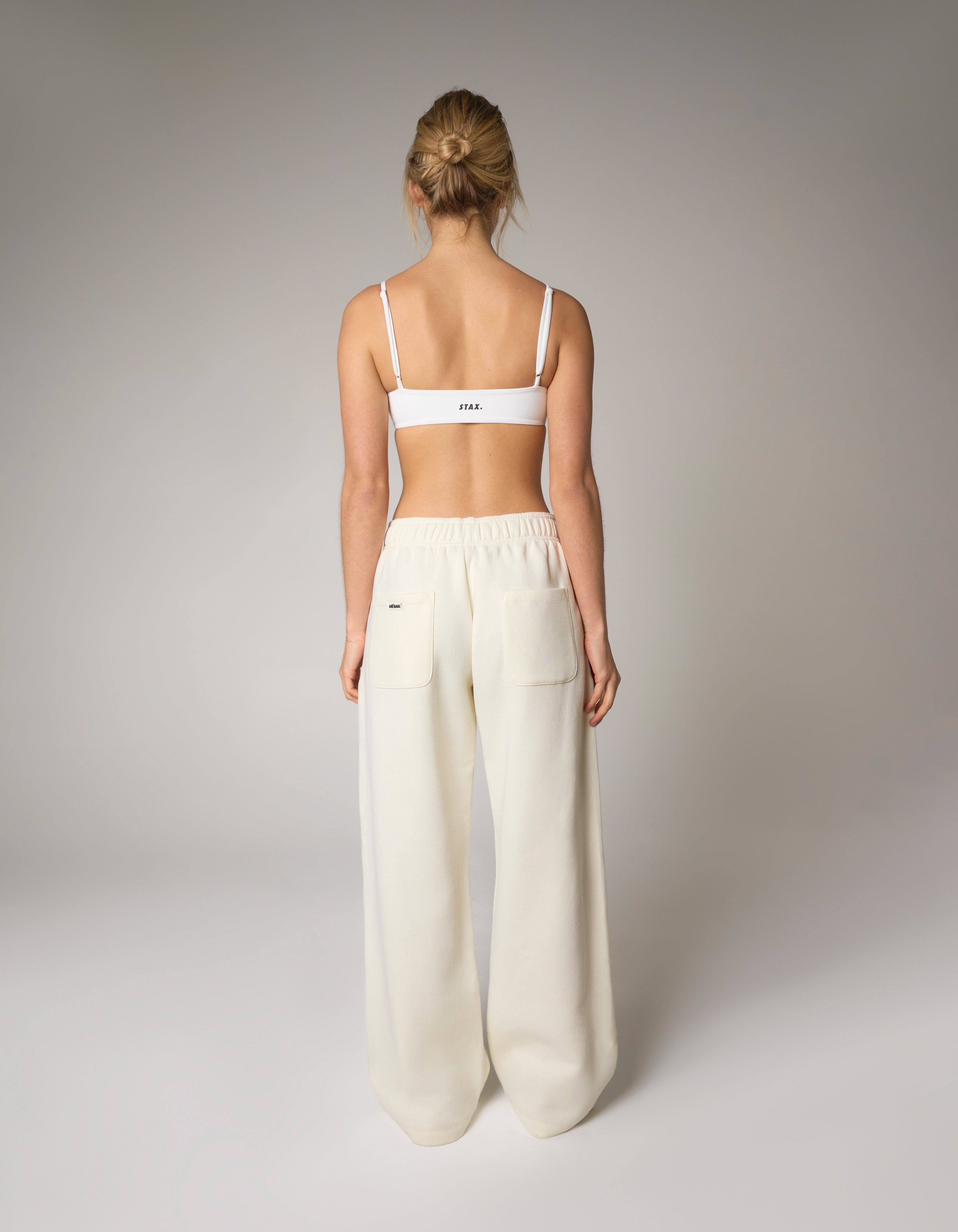 Wide Leg Joggers Solfleece® - Cream