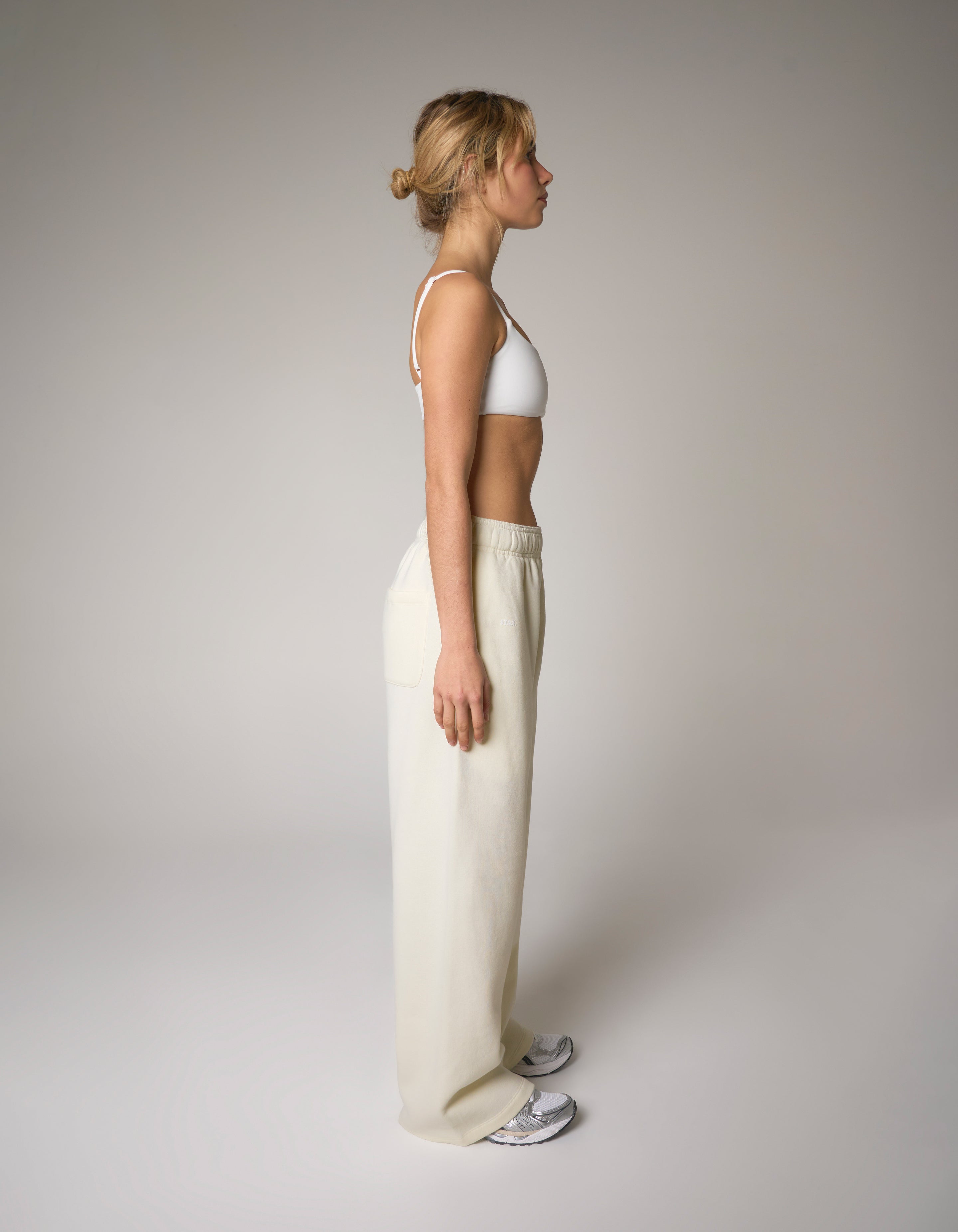 Wide Leg Joggers Solfleece® - Cream