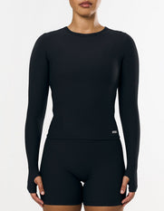 Active Rib Long Sleeve - Black
