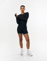 Active Rib Long Sleeve - Black