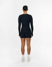 Active Rib Long Sleeve - Black