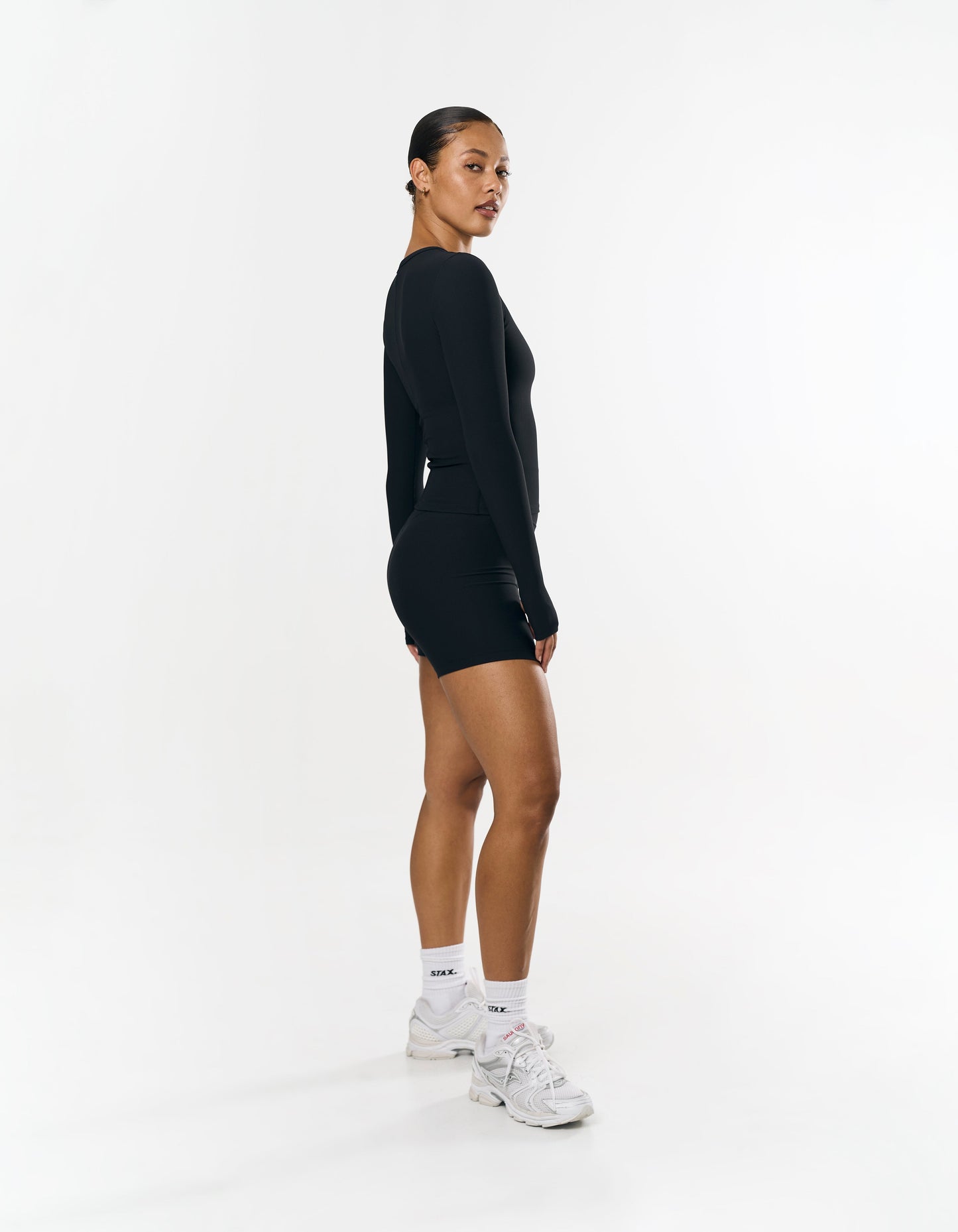 Active Rib Long Sleeve - Black