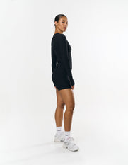 Active Rib Long Sleeve - Black