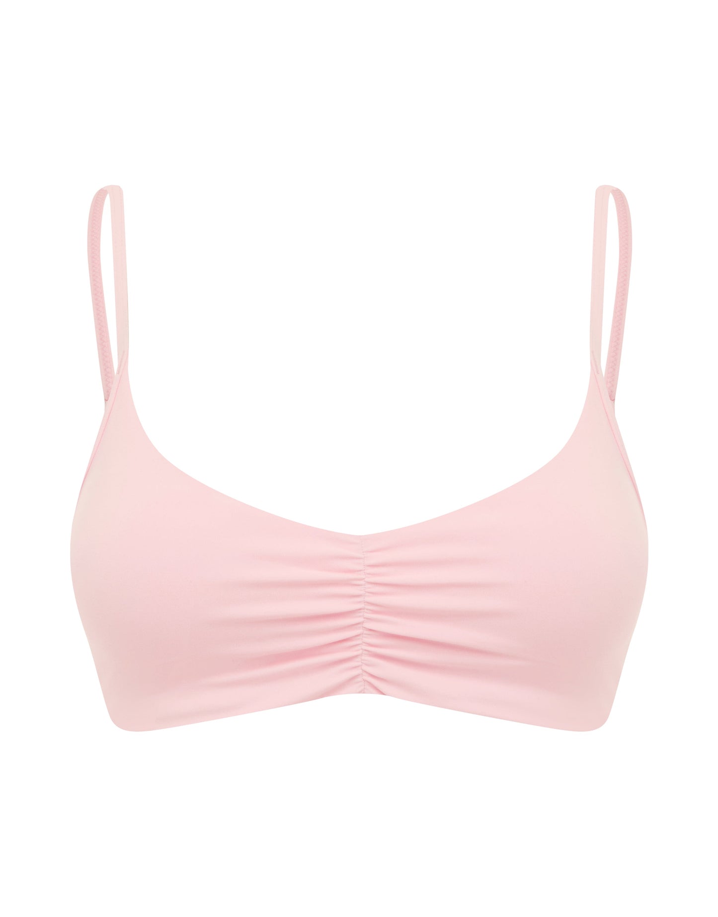 Ruched Crop Airlyte - Blush