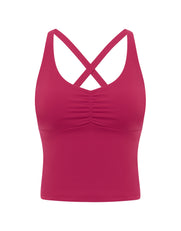 Ruched Tank Airlyte - Blossom