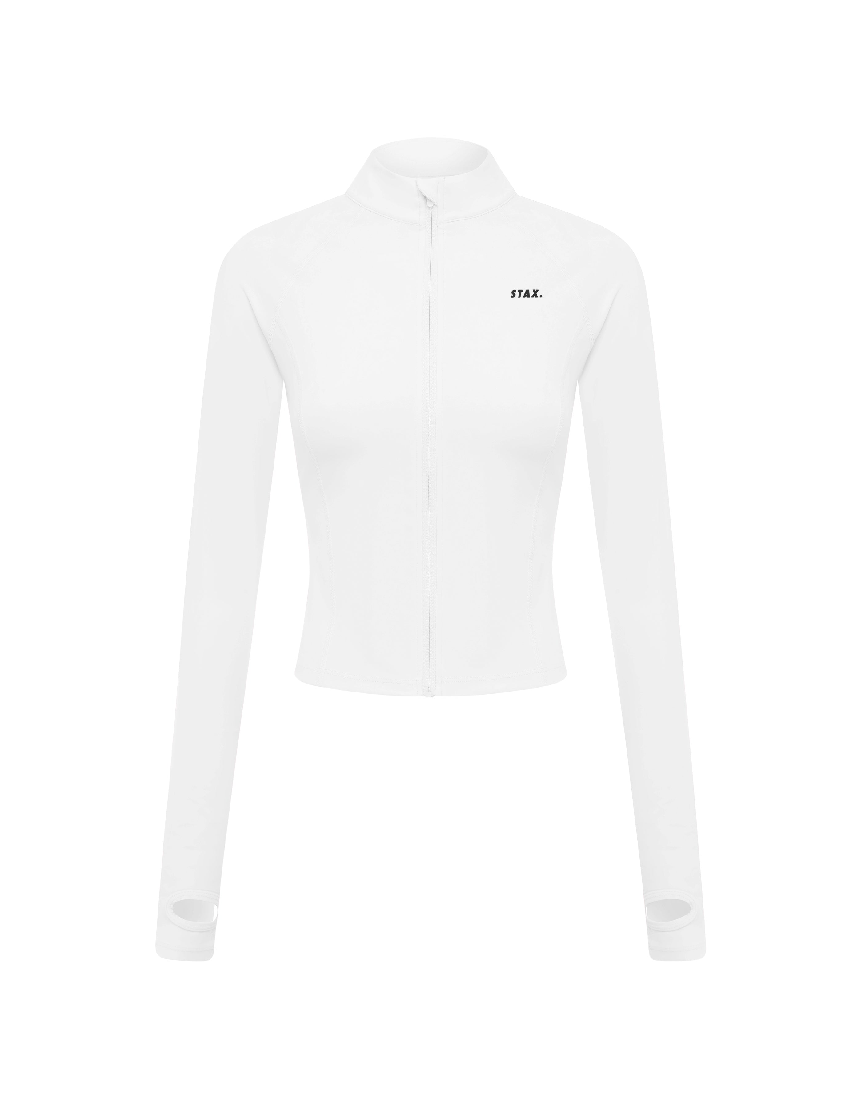 Active Zip Jacket Airlyte - White